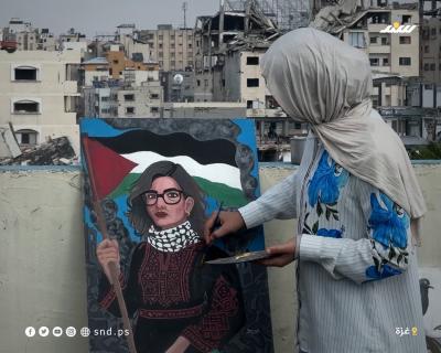 رسامة فلسطينية.jpg