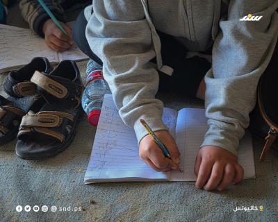 خيمة تقاوم الإبادة التعليمية.. طلاب غزة يدرسون وسط البرد ونقص الإمكانيات8.jpg