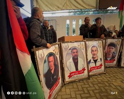 وقفة تضامنية أمام مقر الصليب الأحمر في غزة للمطالبة بالإفراج عن الأسرى5.jpg