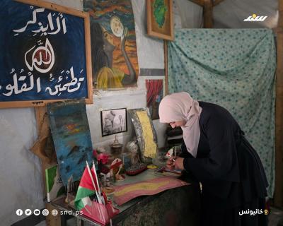 الفنانة أحلام عبد العاطي تحوّل معاناة نزوحها إلى مساحة للأمل1.jpg