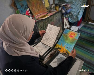 الفنانة أحلام عبد العاطي تحوّل معاناة نزوحها إلى مساحة للأمل8.jpg