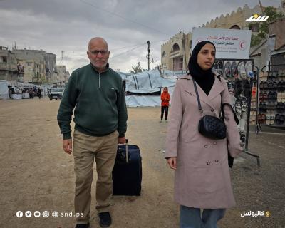 عدد من مرضى وجرحى غزة يغادرون القطاع للعلاج في الخارج.3.jpg