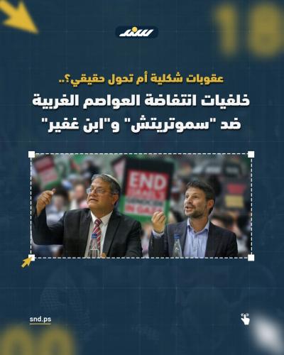 مُسكنات سياسية.. هل تنجح العقوبات الغربية الفردية في وقف قطار الاستيطان بالضفة؟.jpg