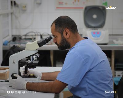 المختبرات الطبية داخل مستشفى شهداء الأقصى تعمل وسط نقص حاد في مستلزمات التحاليل وتعطل الأجهزة الفنية 5.jpg
