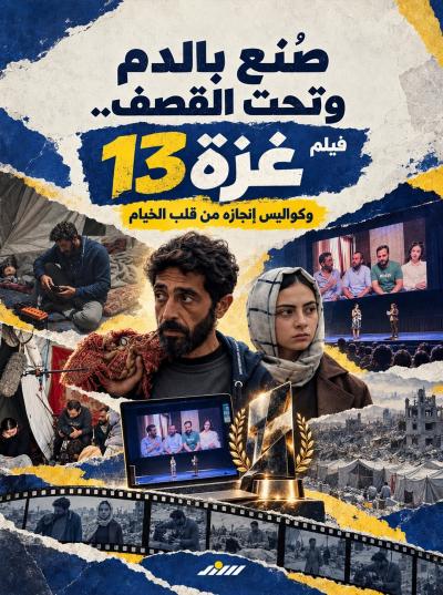 فيلم غزة 13 وكواليس إنجازه من قلب الخيام.jpg
