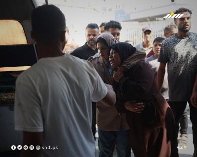 فلسطينيون يودّعون أحبّتهم في مستشفى الشفاء بمدينة غزة بعدما استشهدوا في هجوم إسرائيلي5.jpg
