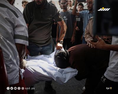 فلسطينيون يودّعون أحبّتهم في مستشفى الشفاء بمدينة غزة بعدما استشهدوا في هجوم إسرائيلي4.jpg