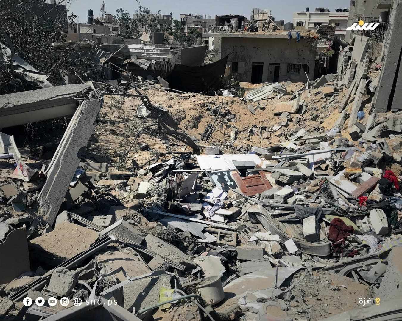 استهداف مربع سكني في غزة (7).jpg