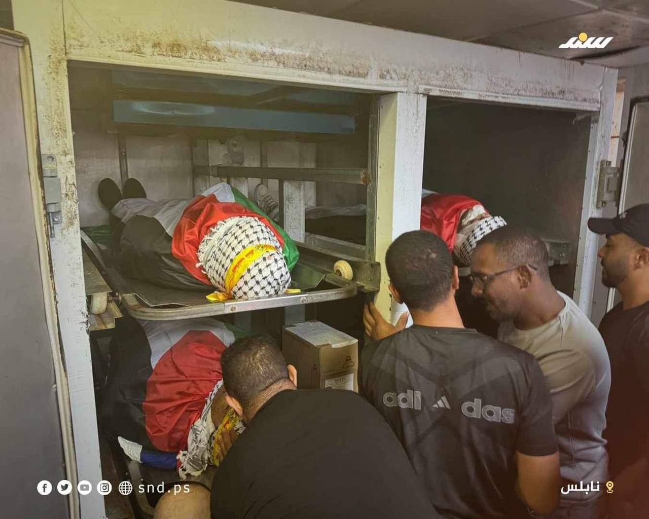 تشييع جثامين أربعة شهداء اغتالهم الاحتلال بنابلس7.jfif