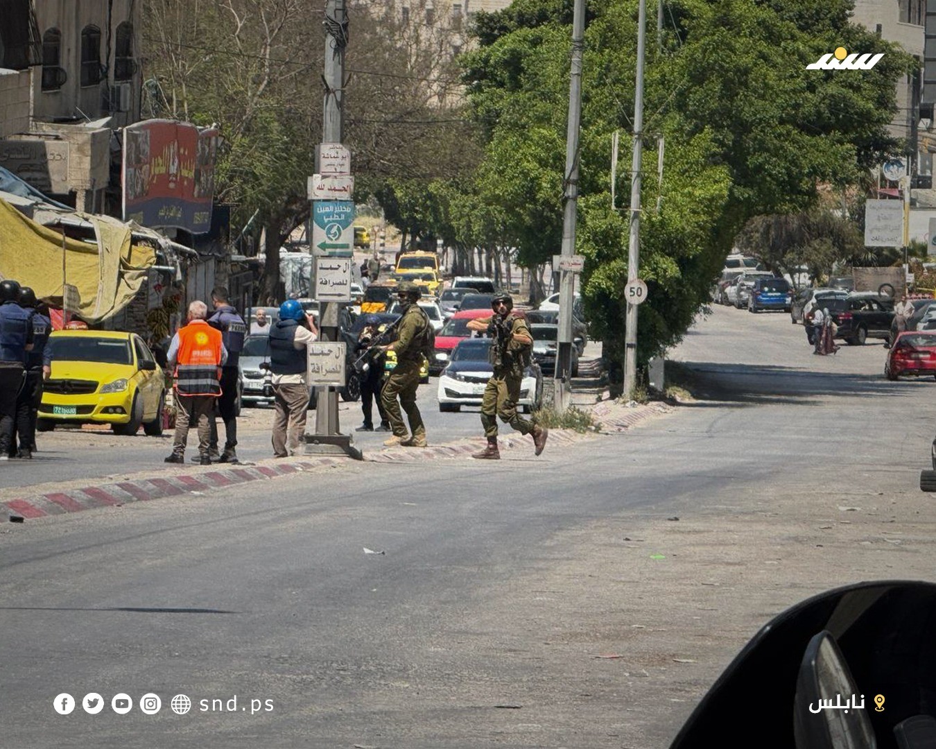 جانب من اقتحام قوات الاحتلال لمخيم العين بنابلس 7.jpg
